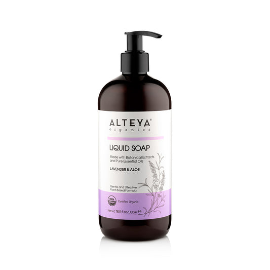 Organic Liquid Soap Lavender & Aloe 有機薰衣草蘆薈潔膚液 | 500ml