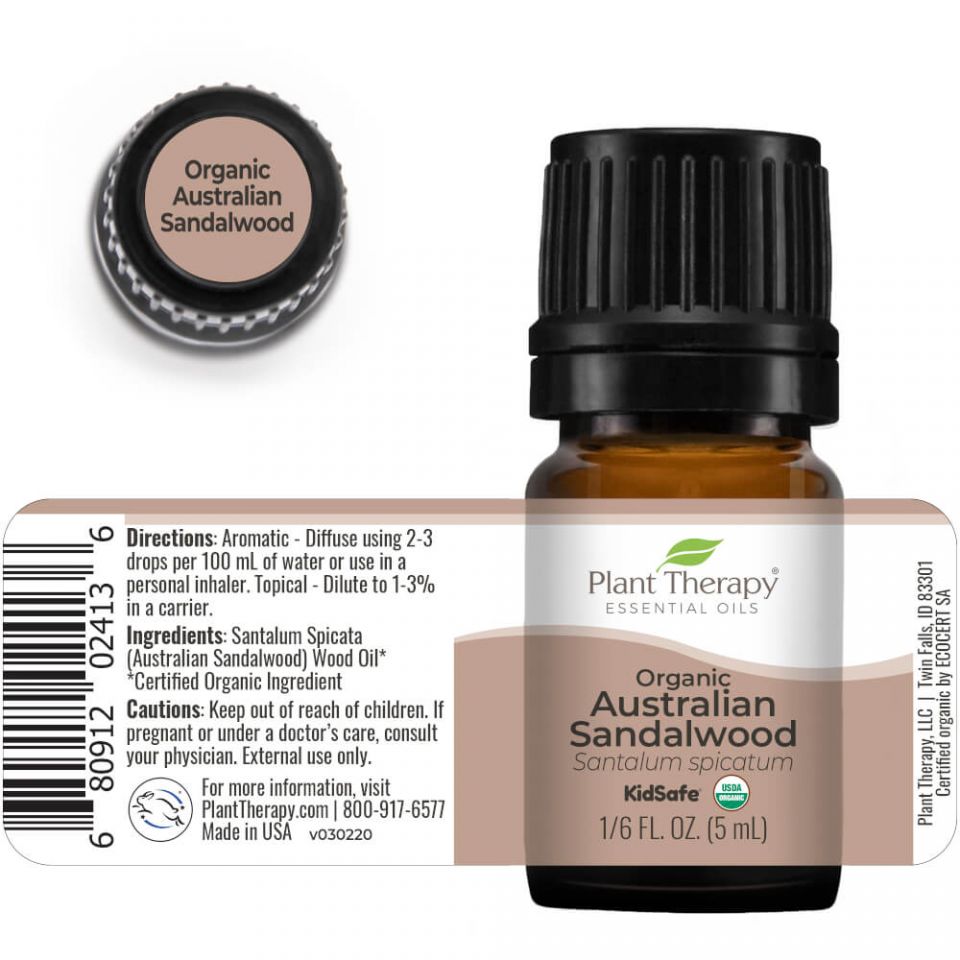 Organic Australian Sandalwood Essential Oil 有機澳大利亞檀香精油 | 5ml