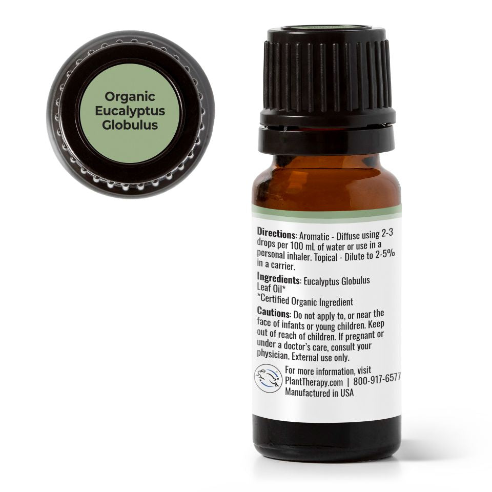 Organic Eucalyptus Globulus Essential Oil 有機藍膠尤加利精油 | 10ml
